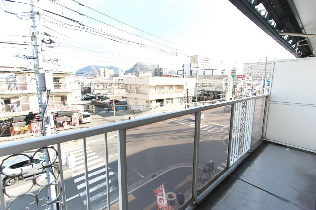 サンコーポ沖本のバルコニー