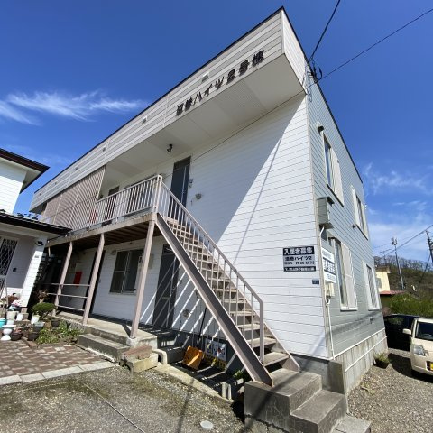 酒巻ハイツ２号棟の外観|外観もきれいです