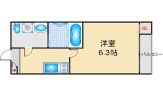 【間取り】 | メイクスR矢田Ⅰ | 略図の為、現状優先
