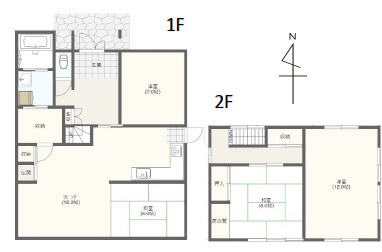 高砂市今市2丁目　中古戸建　の間取り|4ＳＬＤＫです。