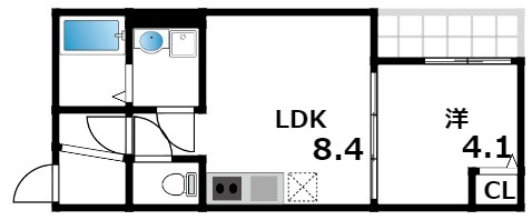 アレグリア芦屋西の間取り