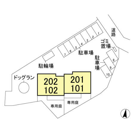 WIT土浦の区画図