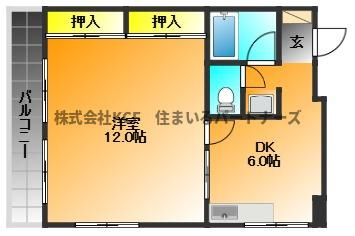 ハイランド松ヶ枝の間取り