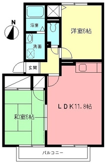 【間取り】 | サンシャインＡ