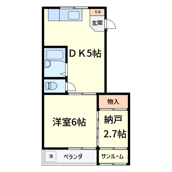 【間取り】 | 明田マンション