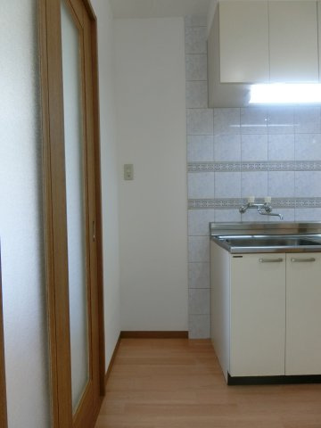 スカイマンションAのキッチン|イメージ201号室の写真
