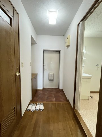 スカイマンションAの玄関
