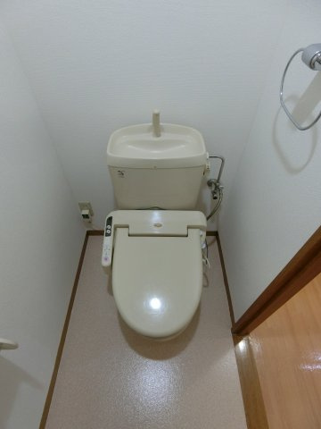 スカイマンションAのトイレ|イメージ201号室の写真