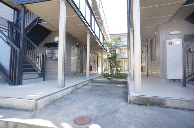 ハーモニーマンションのエントランス