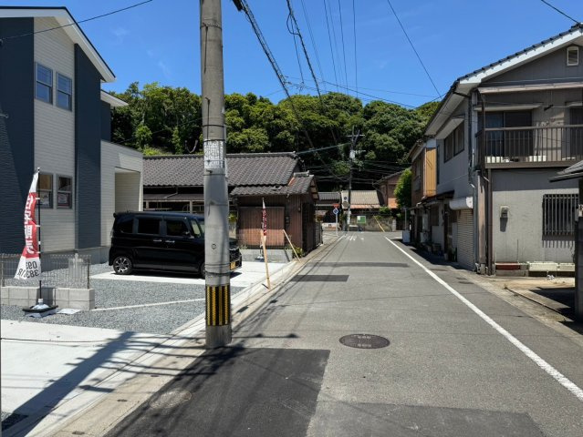 ーBloomーブルーム小倉北区菜園場2丁目　【小倉北区　新築戸建て】の前面道路含む現地写真|交通量も少なく駐車しやすい♪　【小倉北区　新築戸建て】