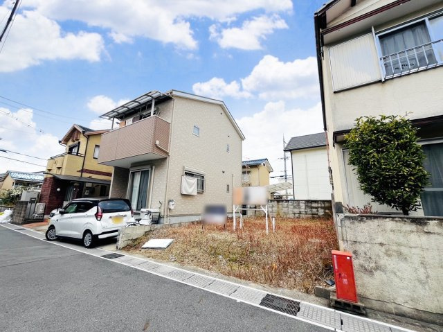 大久保町旦椋　建築条件無土地の前面道路含む現地写真