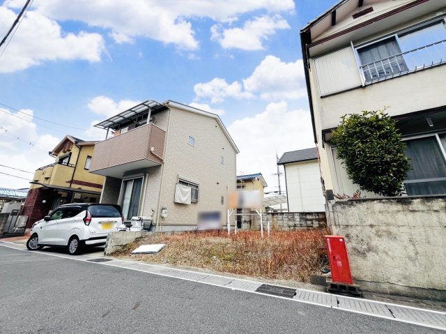 大久保町旦椋　建築条件無土地の前面道路含む現地写真
