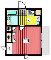 さいたま市浦和区東高砂町の賃貸マンションの間取り