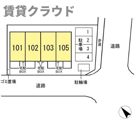 セイコーハイツの区画図
