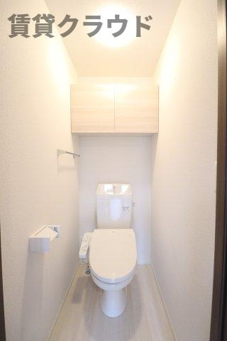 セイコーハイツのトイレ|ゆったりとした空間のトイレです