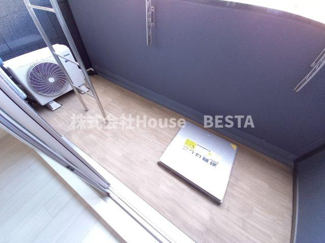 ファステート神戸ティアモのバルコニー