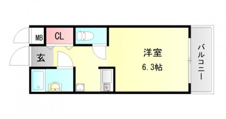 【間取り】 | モンテメール学園前