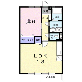【間取り】 | コーシンヒルズさわＢ | 間取図