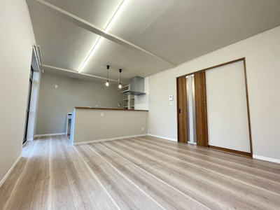 【居間・リビング】 | 合志市豊岡すずかけ台リフォーム戸建