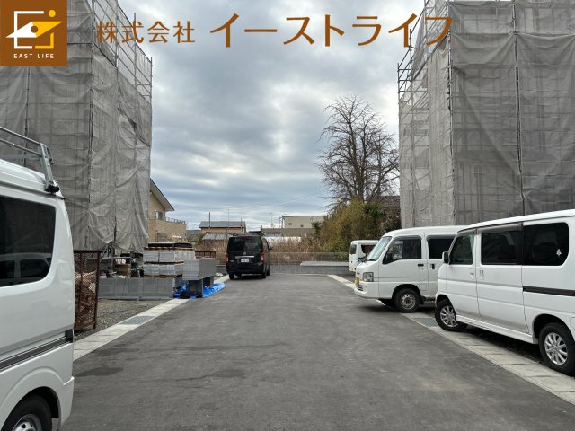 泉町下川2期　全4棟の前面道路含む現地写真|西側6.0ｍの私道