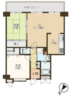 【間取り】 | ユニハイム野洲