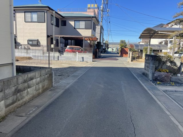リーブルガーデン．Ｓ　深谷上野台第20　の前面道路含む現地写真|現地前面道路（2024年01月26日）撮影