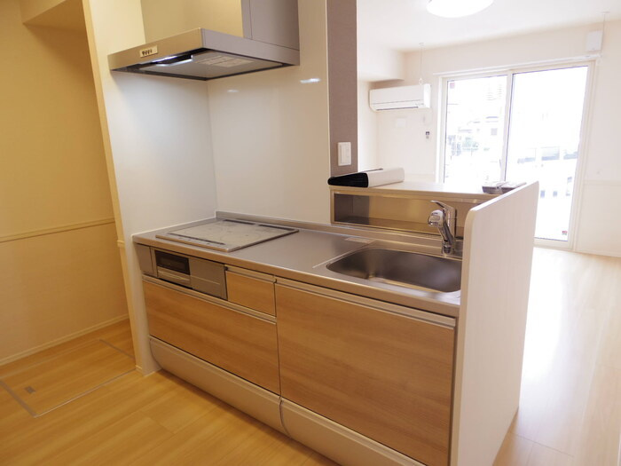 パインエーカーⅡのキッチン|カウンターキッチン(IHｸｯｷﾝｸﾞﾋｰﾀｰ付き)