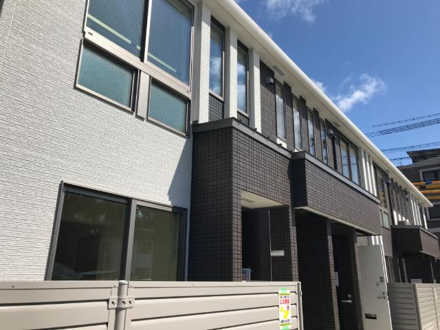 熊本市南区御幸笛田３丁目のアパートの外観パース