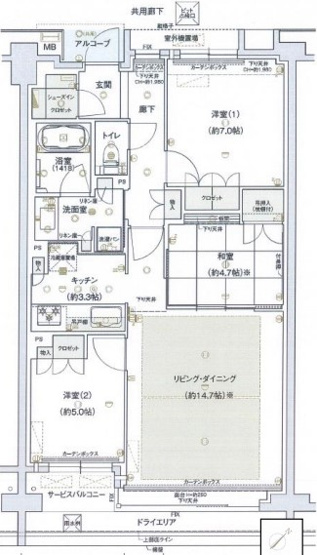 【間取り】 | S51729-J.GRAN THE HONOR下鴨糺の社　参道西