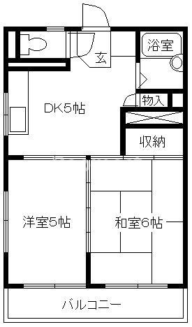 ハイツ桑の木の間取り