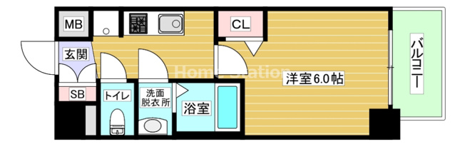 【間取り】 | プレサンス海老江ジャルダン