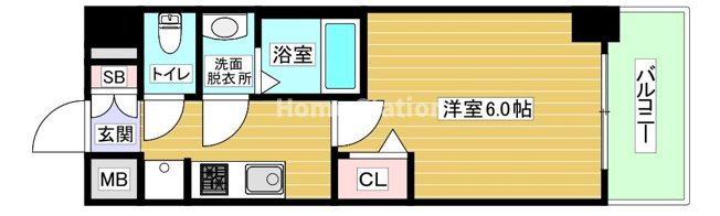 【間取り】 | プレサンス海老江ジャルダン