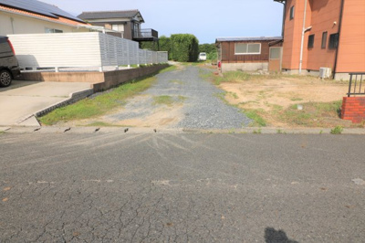 【前面道路含む現地写真】 | 西岐波字天王952-1他（地目：畑）