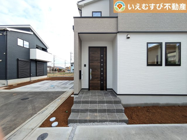 Ricca 深谷市上柴町29期のエントランス|セキュリティ充実で安心・安全の暮らしを提供
