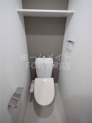 【トイレ】 | レオンコンフォート九条ガレリア | 清潔感のあるトイレです