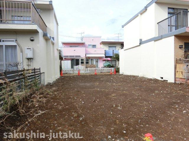 勝田台３丁目　売地の外観|勝田台３丁目　売地　建築条件なし　更地につき即建築可　東南側５ｍ公道面　