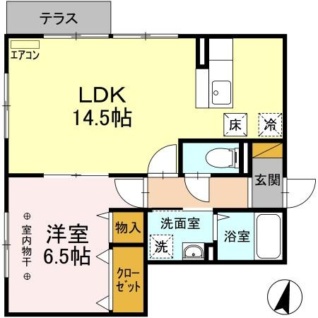 アネックスセキセン弐番館の間取り