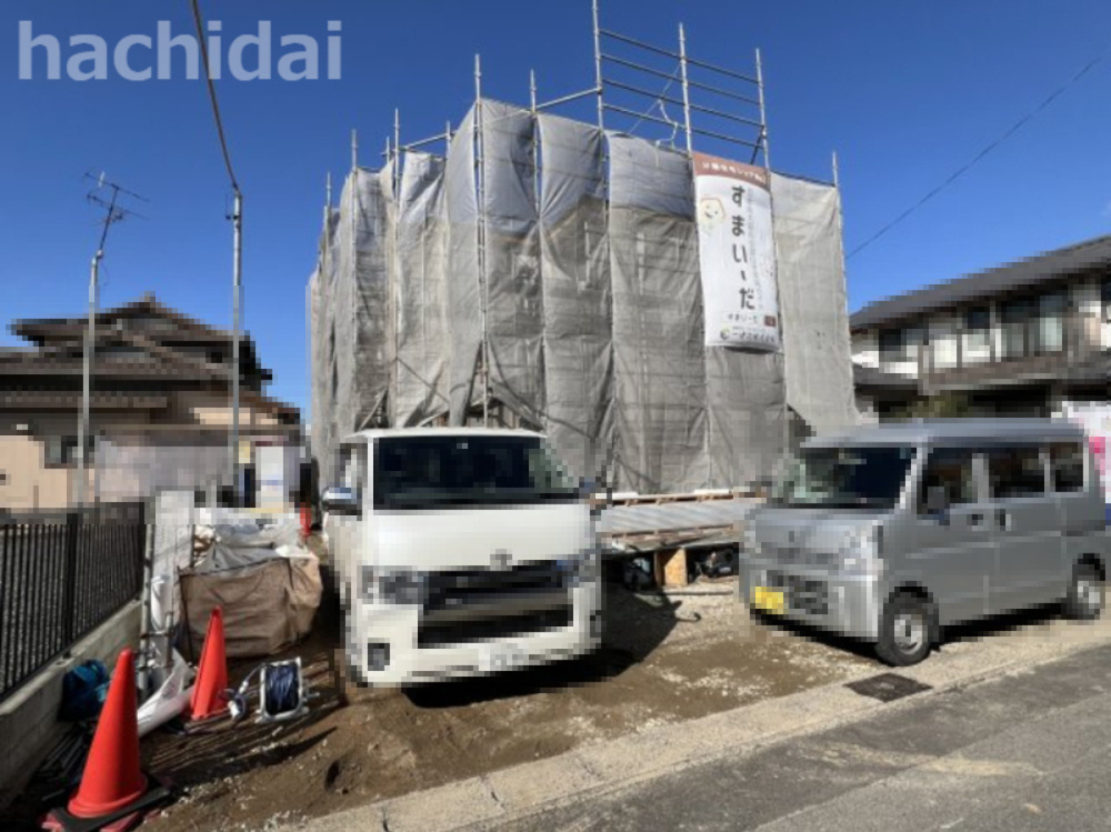 碧南市山神町第2新築戸建　1号棟の外観|碧南市山神町第2新築戸建2号棟写真です。2024年1月撮影