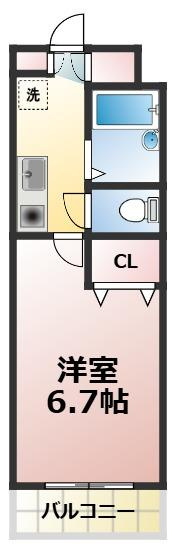 ピアリーさつきの間取り