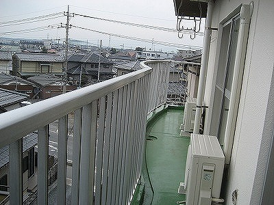 グラン松葉のバルコニー|バルコニー付きです