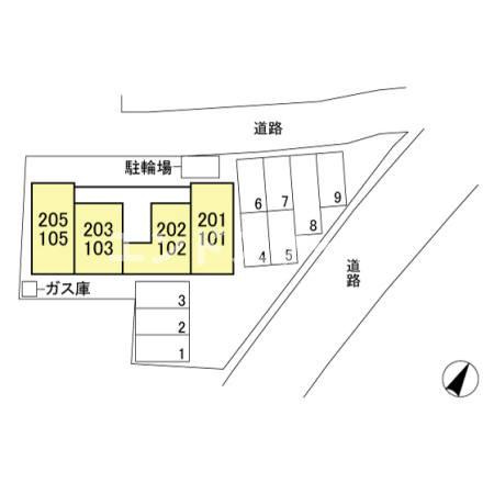 エトワールの区画図|高崎、前橋のお部屋探しはエンドスケープまで！お客様の理想お聞かせ下さい♪