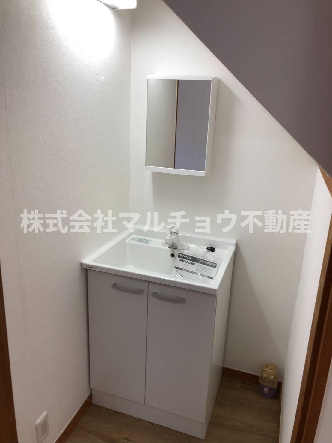 古尾二戸一の洗面所|忙しい朝には欠かせない洗面所です