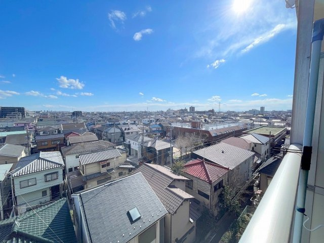 モアステージ吉川ライネスハイムC棟の展望|バルコニーからの眺めです