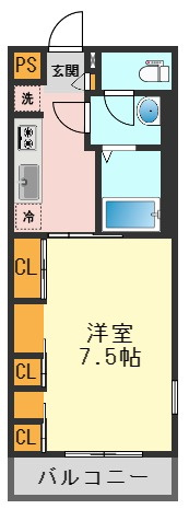 ガーデンfukuの間取り