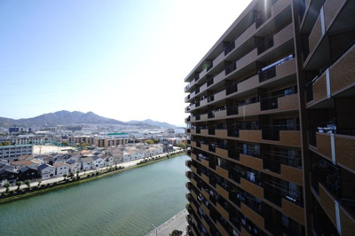 【展望】 | 【上質リノベ】ダイアパレス海田 | 現地（2024年4月1日14：00頃）撮影