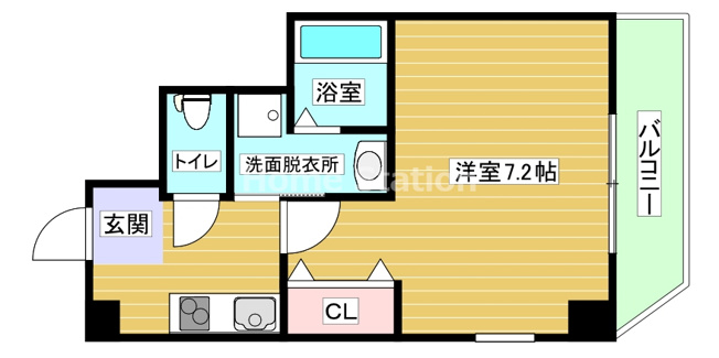 【間取り】 | B-RISE梅香