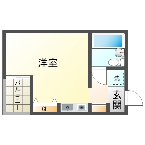 ヒルバレー妙法寺駅前の間取り