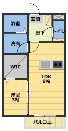 アープトライ東鷹跡　Aの間取り
