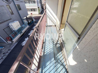 【バルコニー】 | ハイツコーワ | 掲載の写真は退去前の写真となります。