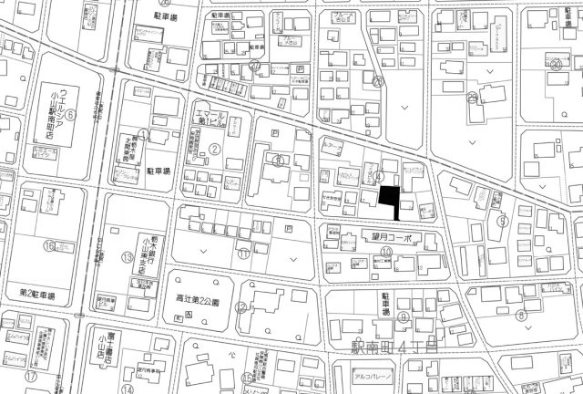 小山市駅南町4丁目の地図